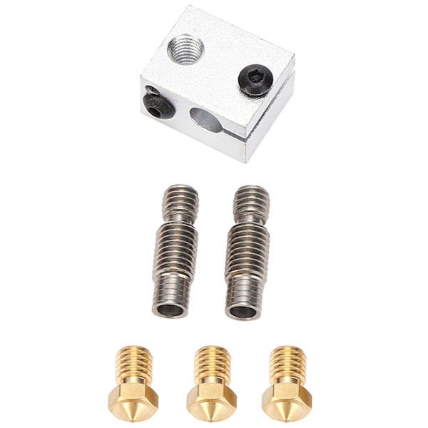 3D-skrivardel Hotend-kit Extruder Fjärrterminaluppsättning 1,75 mm/0,07 tum 0,4 mm/0,02 tum för V6