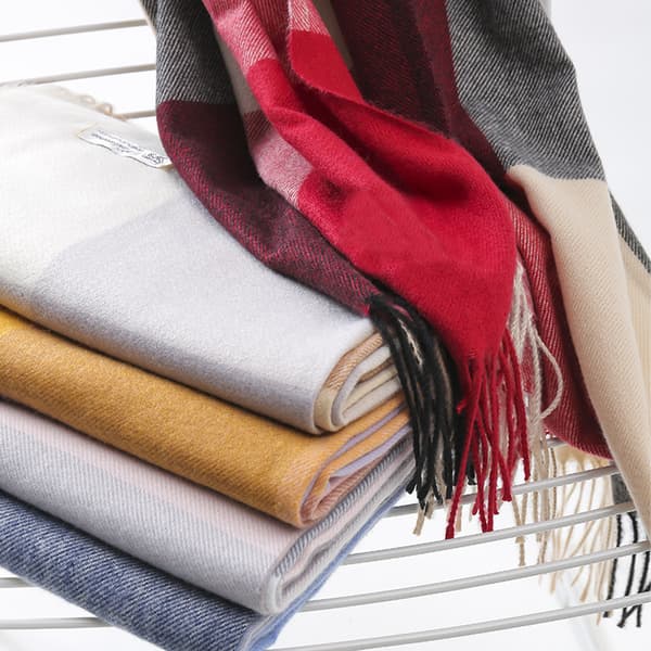 Langt ternet tørklæde til kvinder, chunky oversized vinter/efterår varmt tørklæde, stort tartan sjal