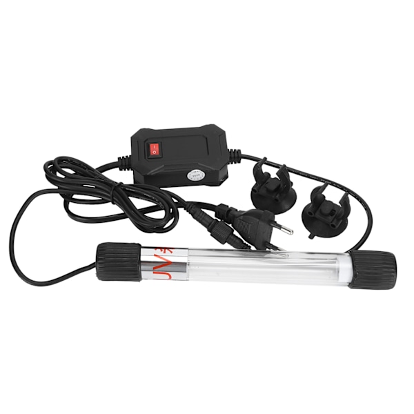 Amfibisk Ultraviolet Lys Rengøringslys til Fisketank Akvarium Køkken Soveværelse EU Stik 220V9W