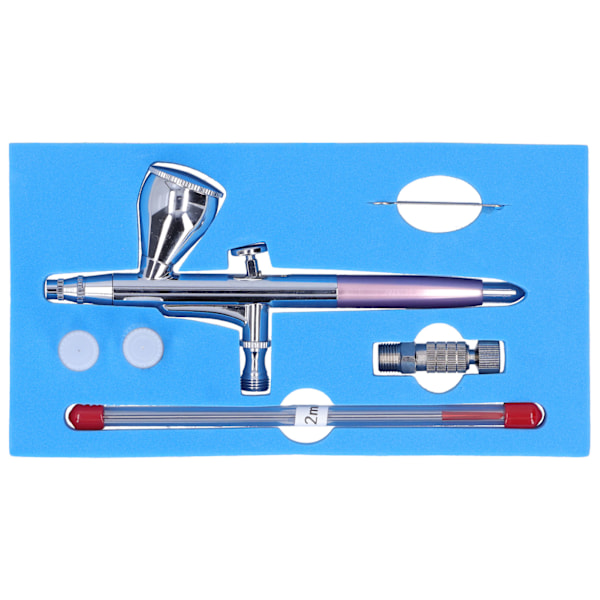 G1/8 Airbrush Set Målarfärg Konstverktyg DIY Sprayfärg Modell 0.2mm 0.3mm 0.5mm Kaliber Rosa