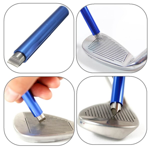 Club Sharpener Re Grooving Tool Rengöringsverktyg och Rengörare för Wedges och Järnklubbor