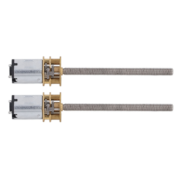 2 st DC Växelmotor M4x55mm Lätt Robust Hastighetsreducerande Växelmotor 500RPM DC6V