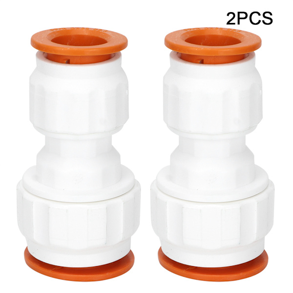 2 st PPR Plast Rörkopplingar Tillbehör Vattenrörskoppling Rak Koppling 32 mm till 25 mm Koppling