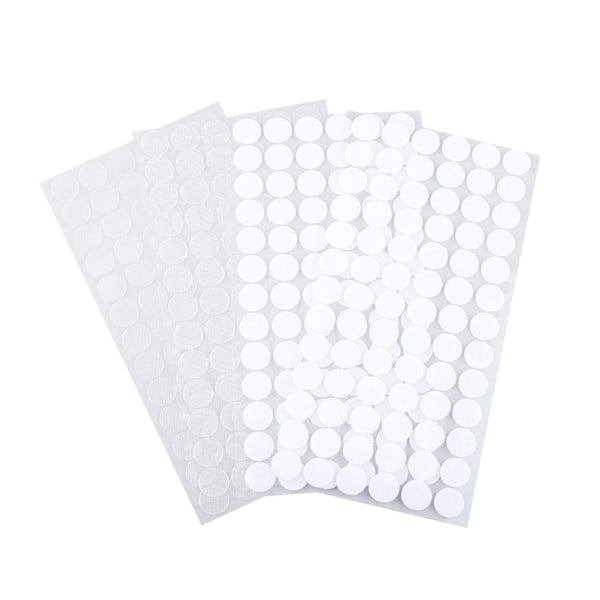 Kardborrepunkter, Stark vidhäftning för pålitliga fästen, Självhäftande punkter som fäster säkert på de flesta material, Perfekt för klassrum och