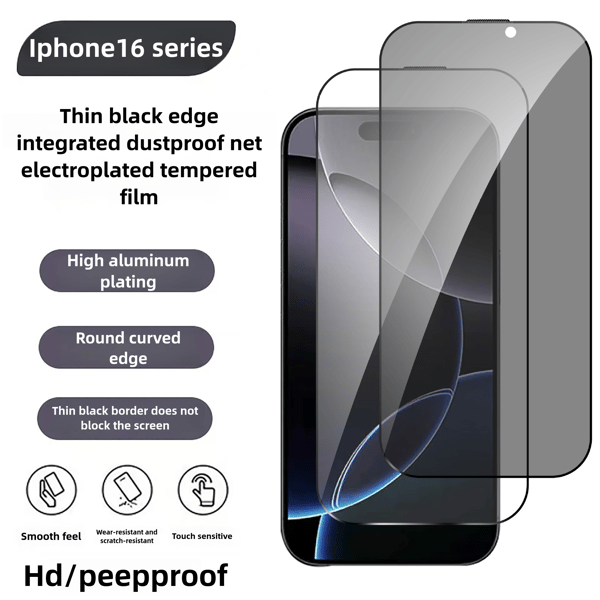 Glaslinser fram och bak för iPhone 16 Pro