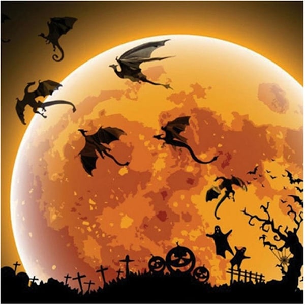 3D Drak Fantasy Tema Väggkonst, Högkvalitativ Vinyl Självhäftande Lätt Applicerade Väggdekaler Heminredning för Släta Rena Ytor, Perfekt Gåva för