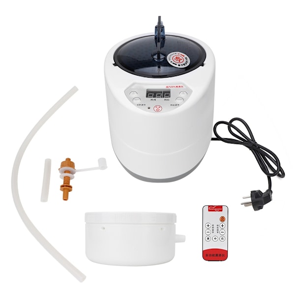 2.8L 1500W Sauna Spa Dampmaskin Fumigeringsterapi med Fjernkontroll AU-kontakt 220V