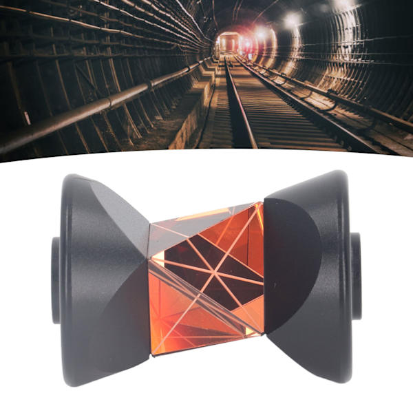 360 Graders Mini Prisma Rød Film Universal Reflektor til Leica GRZ101 Totalstation