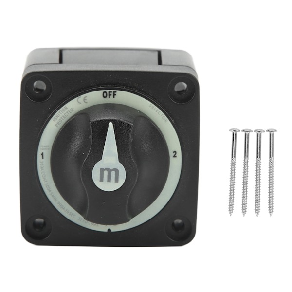 Marine Batteri Selektor Switch 4 Position Isolator Strømkredsløb Afbryder til Båd RV