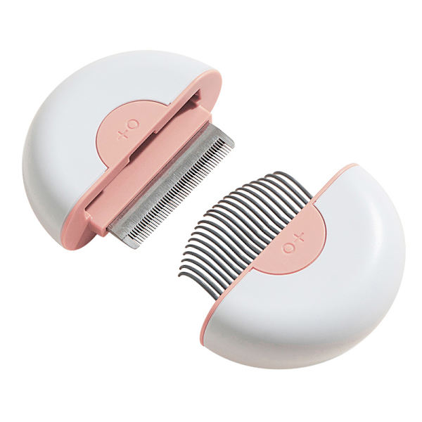 Rose Pet-tilbehør, rustfritt hårbørst, flokeåpner