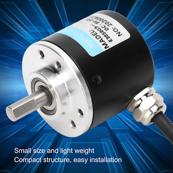 Fotoelektrisk Encoder ABZ 3-fas DC5-24V Solidaxel för Kontorsautomatisering, Teknik och Fält 600Z