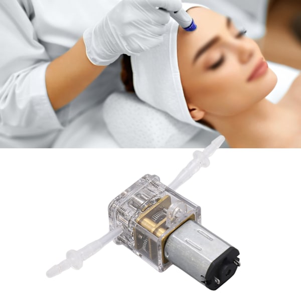 Mini Peristaltisk Pump Transparent Skal 1ml/min Flöde 0.001m Lyfthöjd Vätskedoseringspump för Skönhet Medicinskt Instrument 3V 60ma
