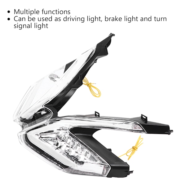 LED Motorcykel Baglygte ABS Høj Lysstyrke Blinklys Bremslys Udskiftning til DUCATI 899 959 Panigale Hvid