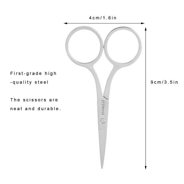 Rostfria Saxar 9cm DIY Klippning Hem Gauze Saxar Husdjur Kirurgisk Utrustning