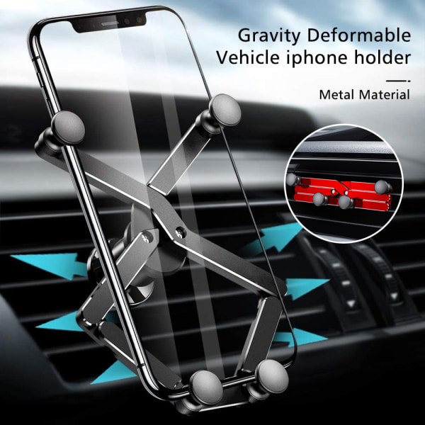 Gravity håndfri mobiltelefonholder til bil
