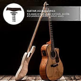 1 Set Folkgitarr Stall Sadel och Mutter Stallpinne Kit Gitarr Reparationsverktyg
