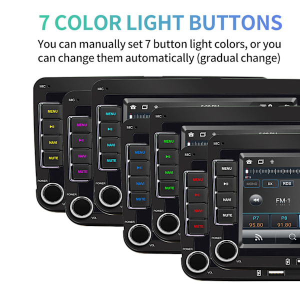 Wifi Bluetooth Uusi Auton GPS Android-Navigaattorille Ulkoisella Mikrofonilla