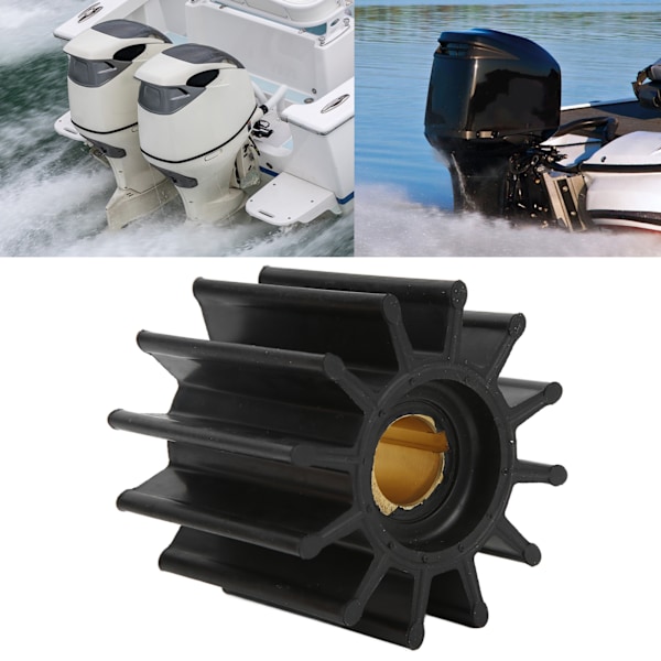 Utenbordsmotor Vannpumpe Impeller 12 Blader OD 85,0 mm/3,25 tommer Erstatning for Cummins 3897337 3916852