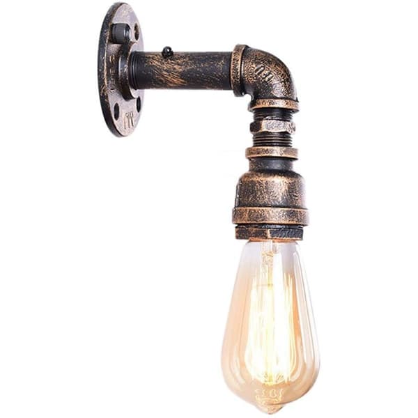 Steampunk Rör Vintage Edison Väggmonterad Belysning För Vardagsrum, Matsal