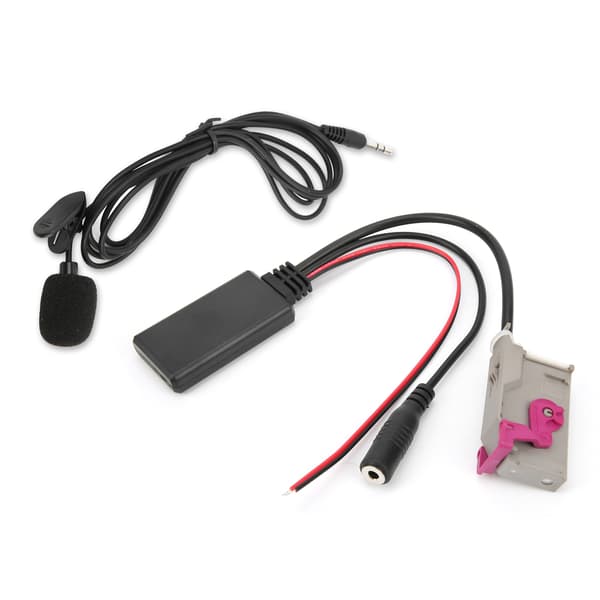 Bil Audio Bluetooth Adapter, Bagudkompatibel Håndfri Mikrofon Plug And Play Installation Bluetooth 5.0 Protokol Premium ABS Materiale DSD