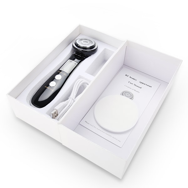 Ny 4-i-1 Photon Terapi RF EMS Mikrovibration Skønheds Maskine Rynkefjernelse Sort Lilla