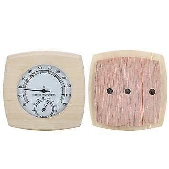 Træ Termo-Hygrometer Termometer Hygrometer til Badeværelse Sauna Rum Tilbehør
