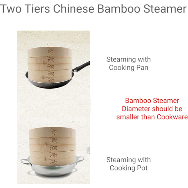 Steaming Wonder, Naturträ, Bevarar Smaker, Vit Bambu Ångkokare Med Halmtaksmönster, Tillagar Flera Rätter Samtidigt, Perfekt För Skaldjur Och