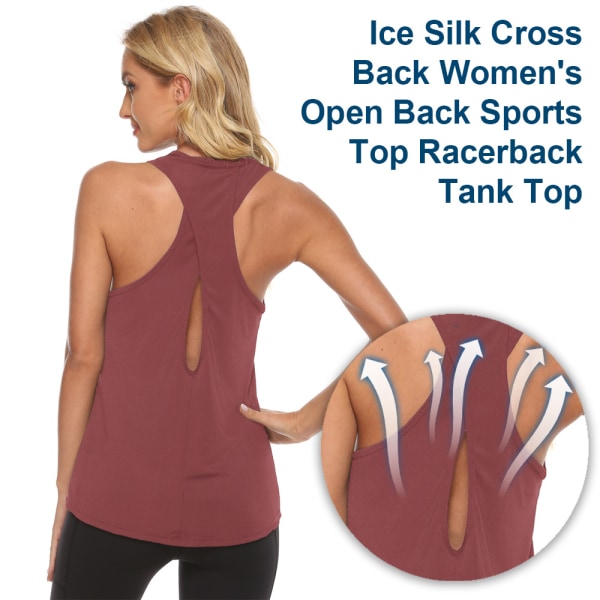 Ice Silk Cross Ryg Sportsvest til kvinder