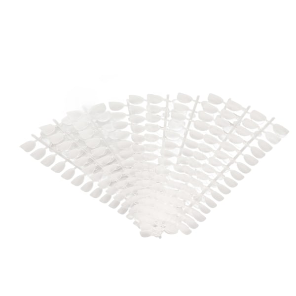 300 st Nageltips Frostad Kort Oval Ultra Tunna Omarkerade Falska Nageltips DIY Nagelsalong