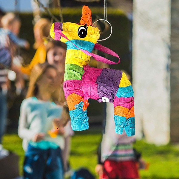 10st Mini Donkey Pinatas Fiesta Dekorationer, Cinco de Mayo