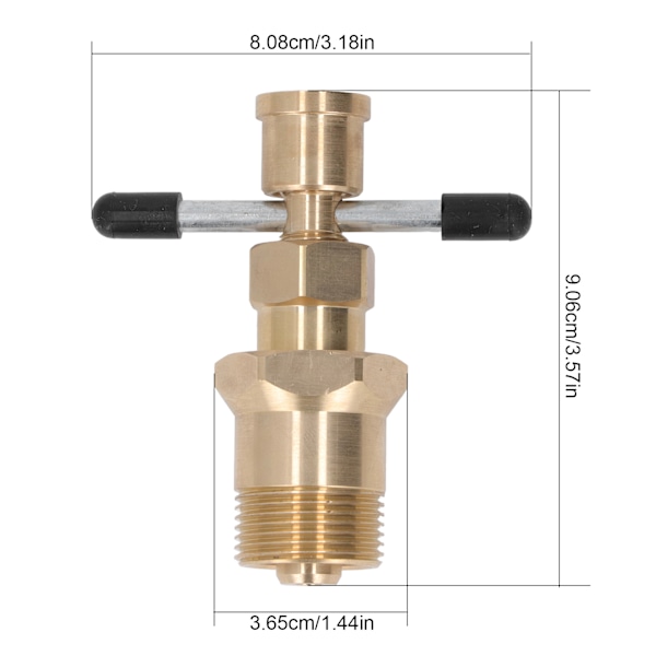 Olivenfjerner Trækker Værktøj Rør Ekstraktor Reparation Demontering Håndværktøj til 15mm 22mm Rør