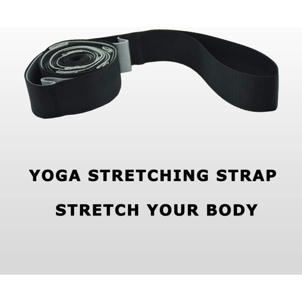 Yogastrop, Multi-Loop Strap, 12 Loops Yoga Stretch Strap,