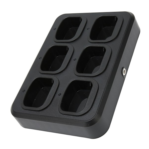 6-veis Walkie Talkie Ladebase Sikker Rask Lading Flere Enheter 2-veis Radiolader for BF‑UV5R AC100‑240V EU-kontakt