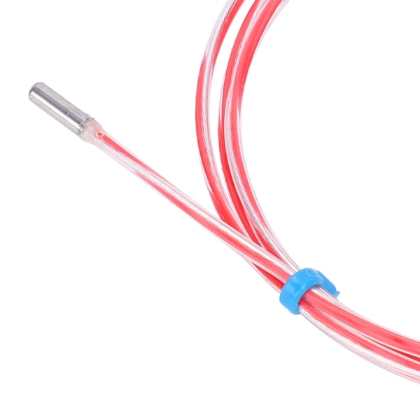 PT100 Waterproof Temperature Sensor 3 X 20mm Thermistor Temperature Probe 50 to +300℃(3m )