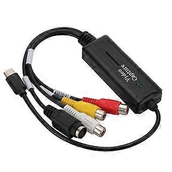 S Video til USB Type C Kabel Adapter Konvertere Video Capture Card Adapter PC Kabel til NTSC Capture Enhed