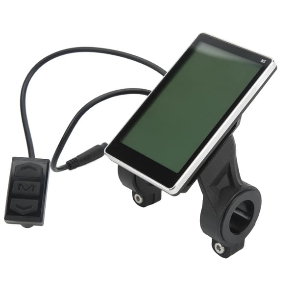 Multiinformationsdisplay Kontrolpanel til Elcykler, Elektrisk LCD-display med Avanceret Dataovervågning, Universel 5-benet Interface, Vandtæt