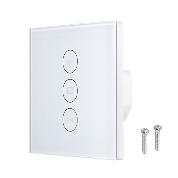 Smart WiFi Gardinskontakt Touch Panel Vægstikkontakt Hjemmegardiner Kontrolsystem Controller