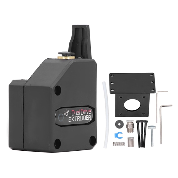 Dubbelväxlad Extruder Stabil Matning 1.75mm Filament Extruder Kit för de flesta 3D-skrivare