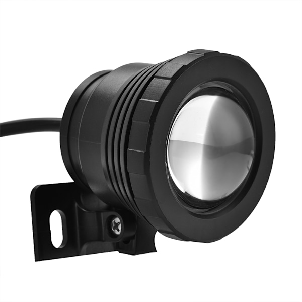12V 5W RGB Vanntett Akvarium LED Spotlight Lampe for Fiskedam Basseng Hage Under Vann Svart