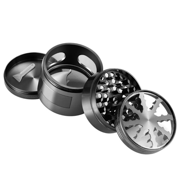 Lättanvänd Köksassistent, Kryddkvarn med Hög Kapacitet för Klassisk Design, Zinkmaterial med Behaglig Känsla (60 mm)