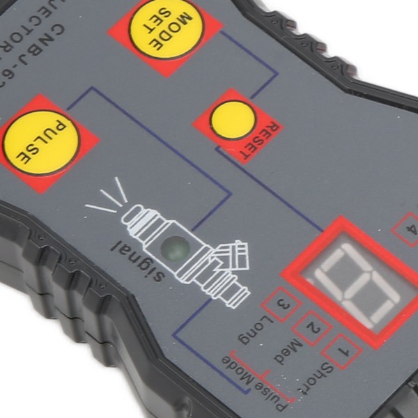 CNBJ‑620 Bilsensor for drivstoffinnsprøyter, Profesjonell, 4 pulsmoduser, Bærbar