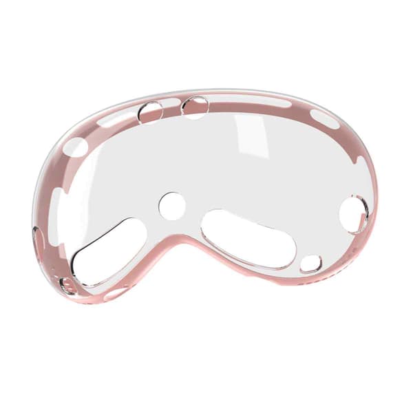 Gäller Apple Vision Pro skyddsfodral MR huvudmonterad utrustning Vision Pro finhålsskydd Pink