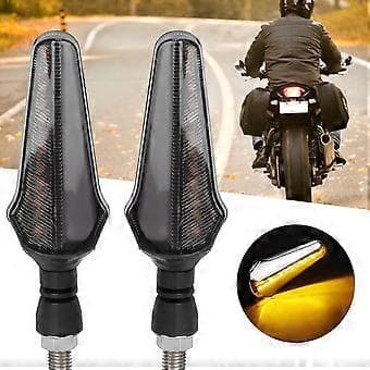 Par 24LED Universal Motorcykel Blinklys Indikator Modifikationstilbehør