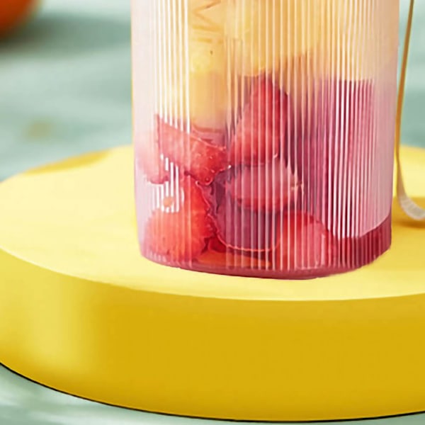 Portabel Blender Juicekopp USB Mini Juicekopp Elektrisk Blender Juicekopp för Hemmet Rosa