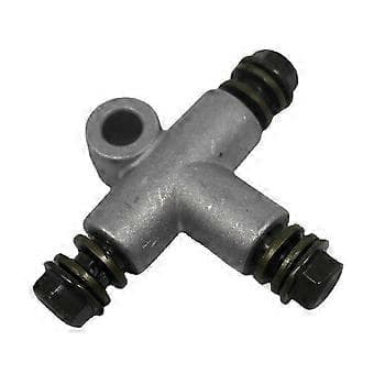 Off-road Motorcykel Modificeret CNC Rørforbindelse Hydraulisk Bremse Slangekobling T-stykke 3-vejs Adapter Bremse System