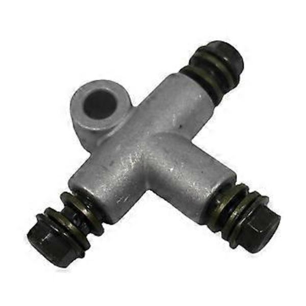 Terrängmotorcykel Modifierad CNC Röranslutning Hydraulisk Bromsslang Koppling T-koppling 3-vägs Adapter Bromssystem
