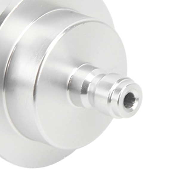 CO2-adapter i aluminiumlegering 0,3 tum snabbkoppling slitstark hög hårdhet sodamaskinanslutning silver