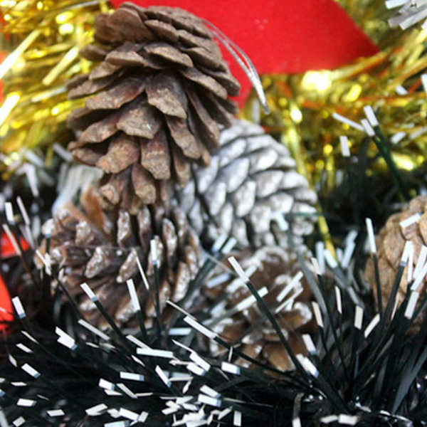 9 stk/sett Juletrær Kongler Juler Tre Fest Henge Dekorasjon Ornament