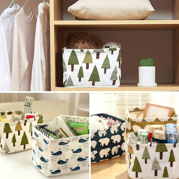 Vikbar Tvättkorg för Barnrum, Polyester Canvas Linne Miljöskydd Vattentät Beläggning, Hopfällbar Förvaringslåda För Enkel Organisation I