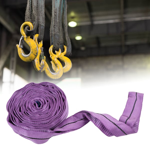 Løfteslynge Hejsestropper 1T Polyester Rigging Stropper Lilla til Transport